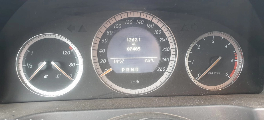 Mercedes-Benz Klasa C cena 13999 przebieg: 87500, rok produkcji 2008 z Góra małe 466
